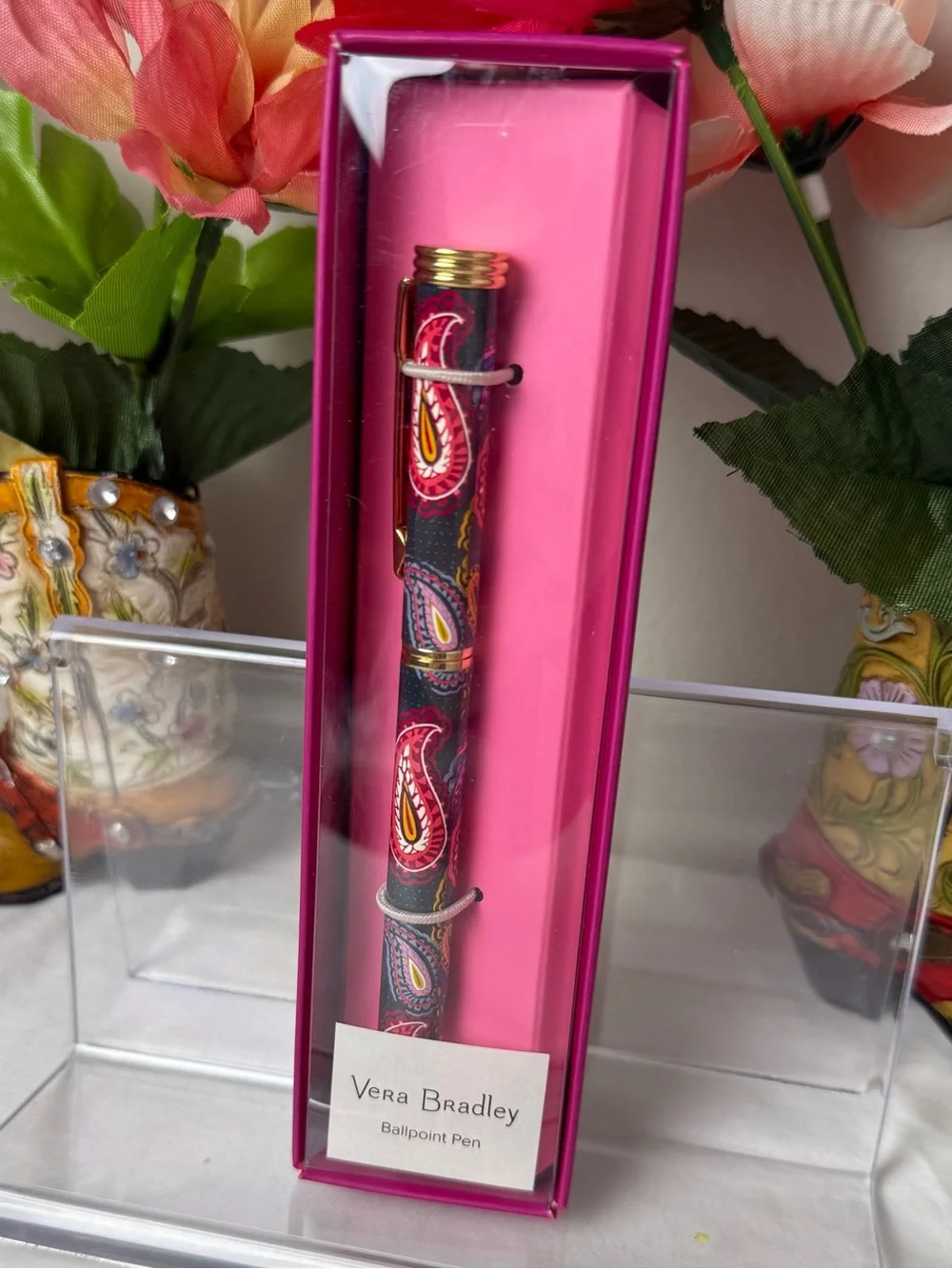 NWT Vera Bradley Twilight Paisley Ball Point Pen